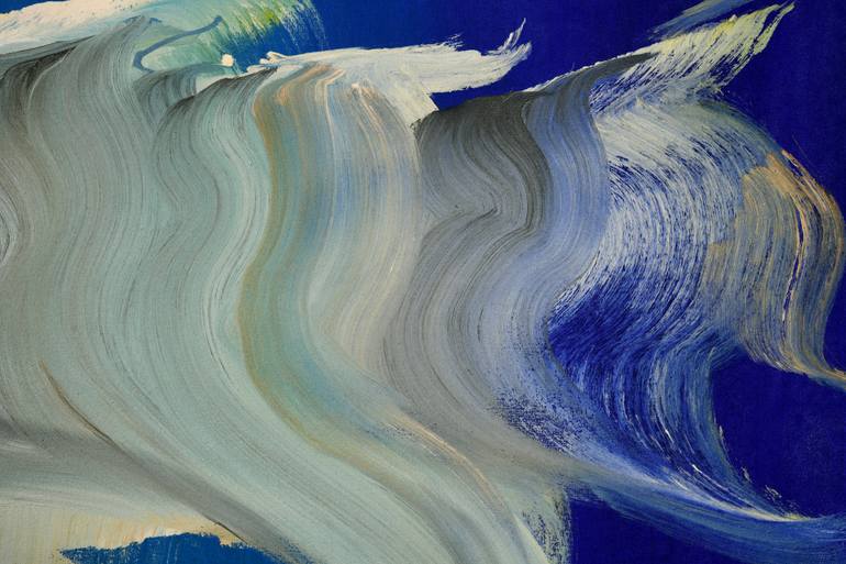 Original Abstract Expressionism Abstract Painting by Yeachin Tsai