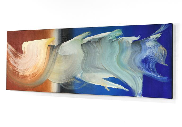 Original Abstract Expressionism Abstract Painting by Yeachin Tsai