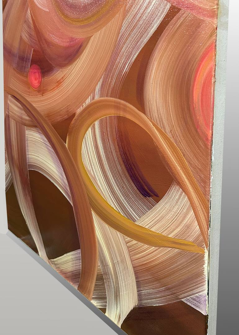 Original Abstract Expressionism Abstract Painting by Yeachin Tsai