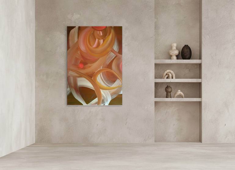 Original Abstract Expressionism Abstract Painting by Yeachin Tsai