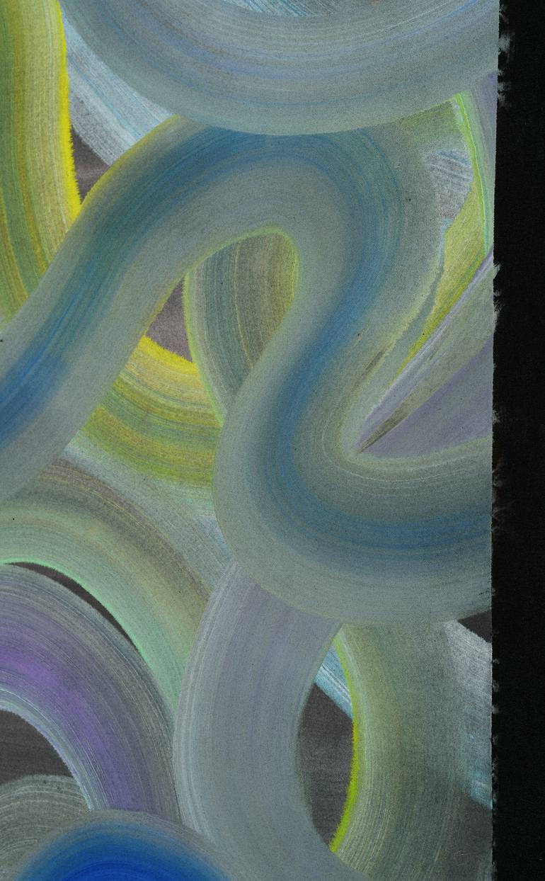 Original Abstract Expressionism Abstract Painting by Yeachin Tsai