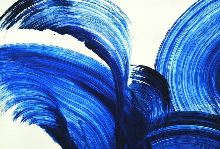 Original Abstract Expressionism Abstract Painting by Yeachin Tsai