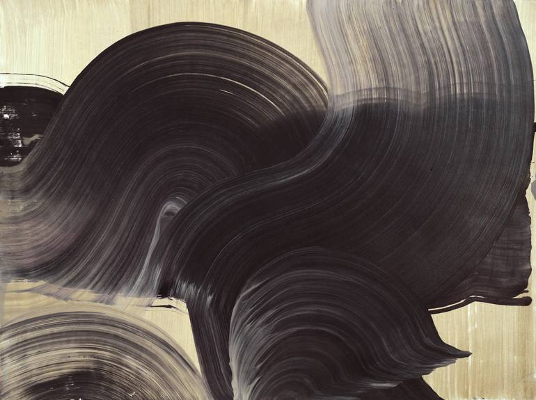 Original Abstract Expressionism Abstract Painting by Yeachin Tsai