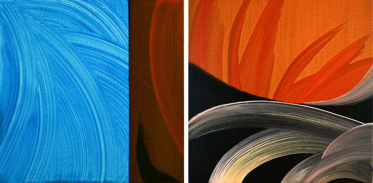 Print of Contemporary Abstract Paintings by Yeachin Tsai