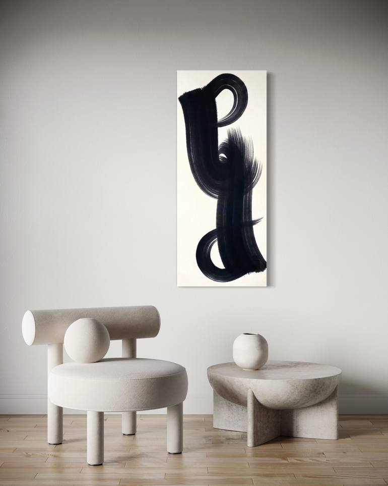 Original Abstract Expressionism Abstract Painting by Yeachin Tsai