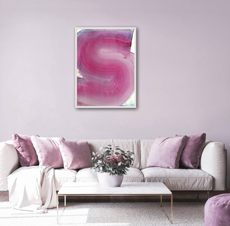 Original Abstract Expressionism Abstract Painting by Yeachin Tsai