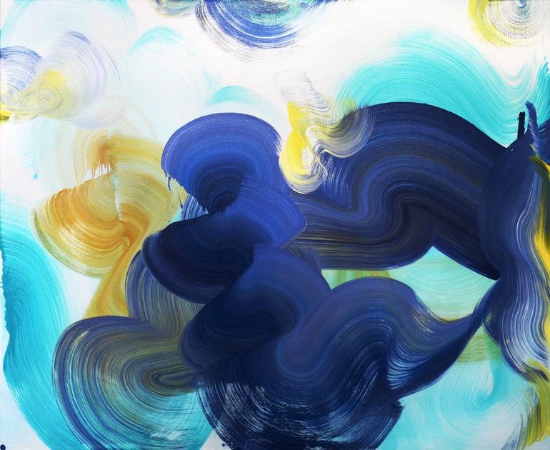 Print of Abstract Expressionism Abstract Paintings by Yeachin Tsai