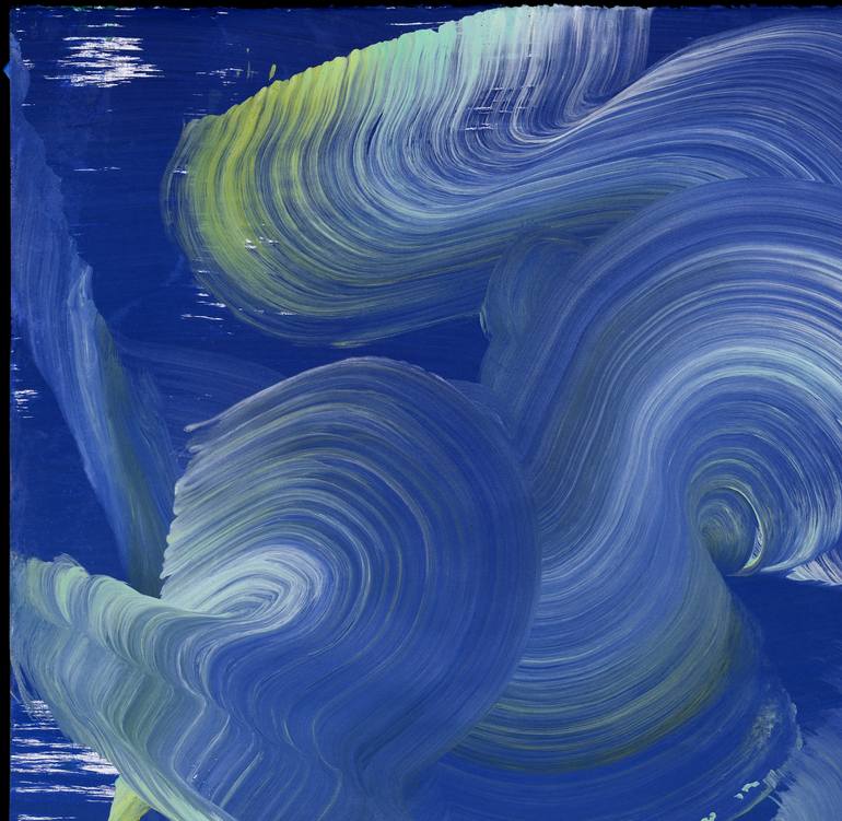 Original Abstract Expressionism Abstract Painting by Yeachin Tsai