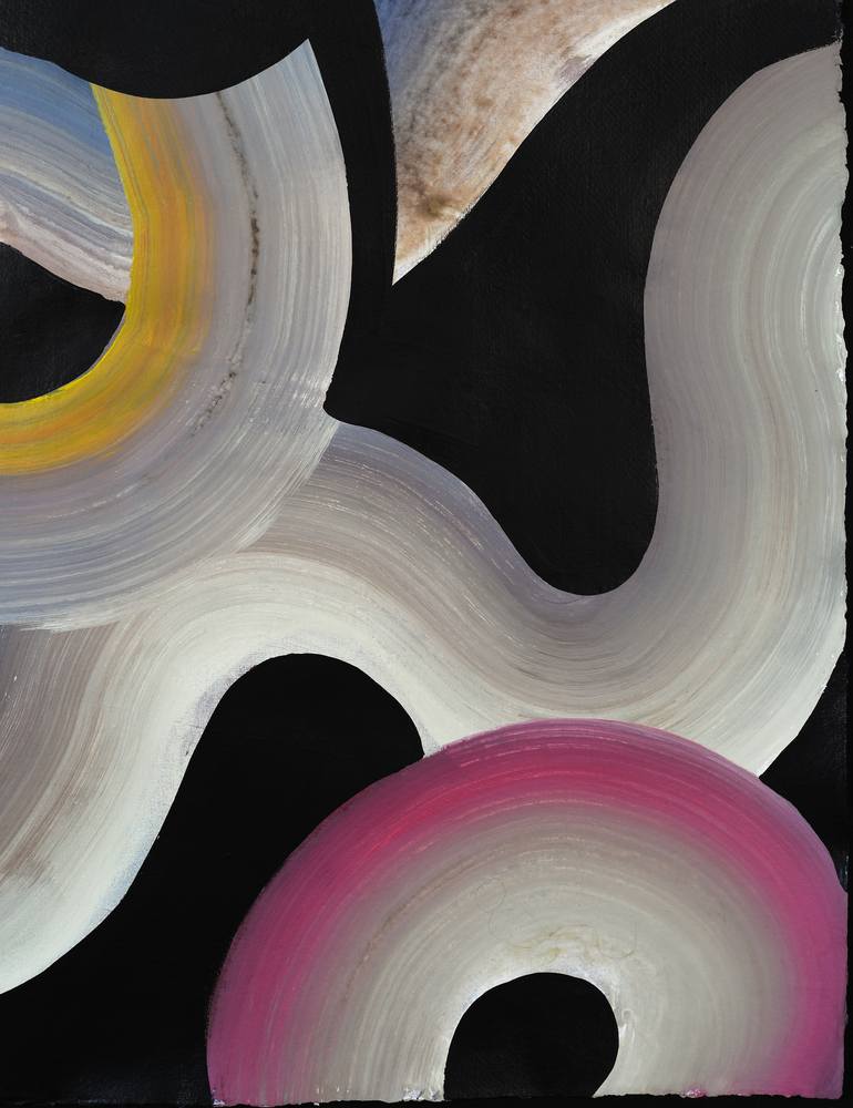 Original Abstract Expressionism Abstract Painting by Yeachin Tsai