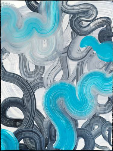 Original Abstract Expressionism Abstract Paintings by Yeachin Tsai