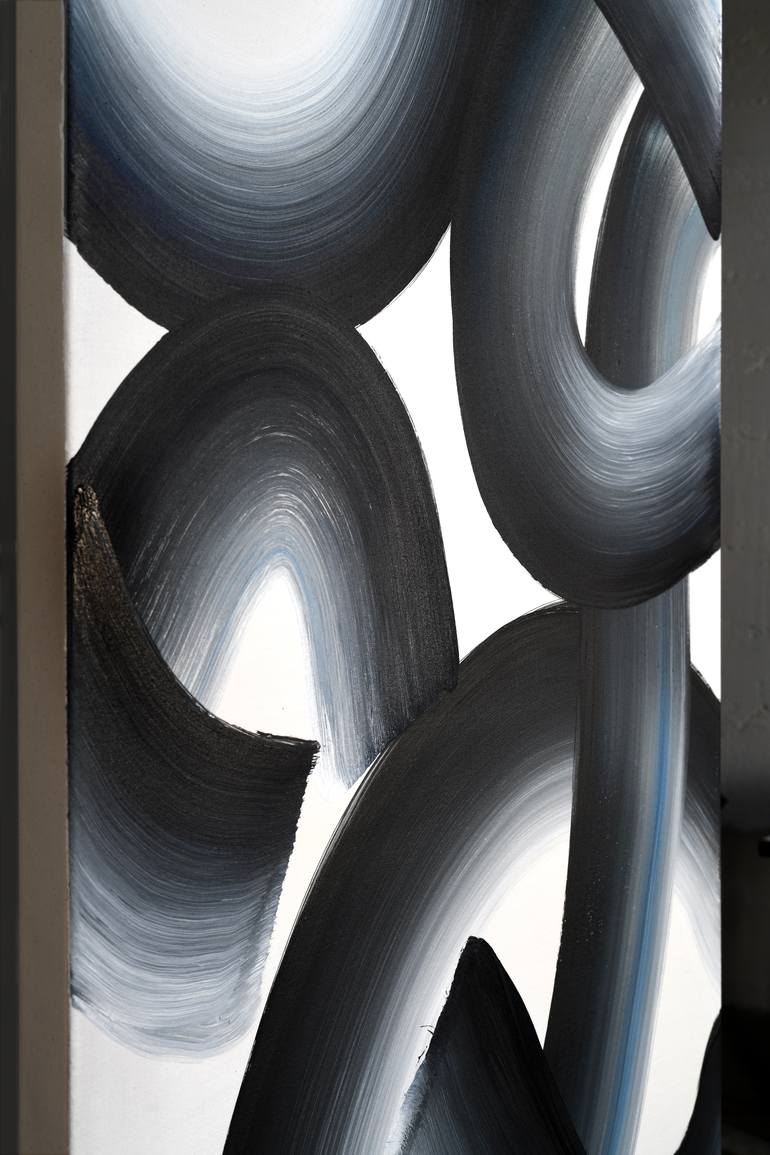 Original Abstract Expressionism Abstract Painting by Yeachin Tsai