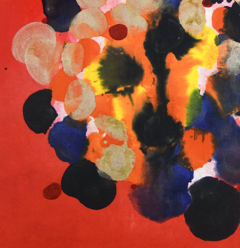 Original Abstract Expressionism Abstract Painting by Yeachin Tsai