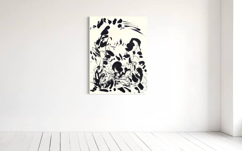 Original Abstract Expressionism Abstract Painting by Yeachin Tsai