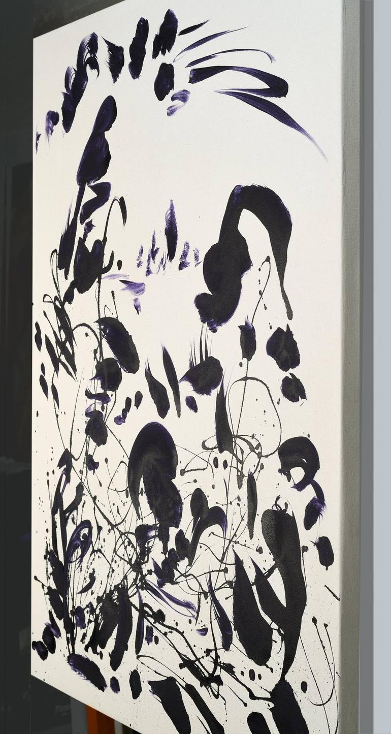 Original Abstract Expressionism Abstract Painting by Yeachin Tsai