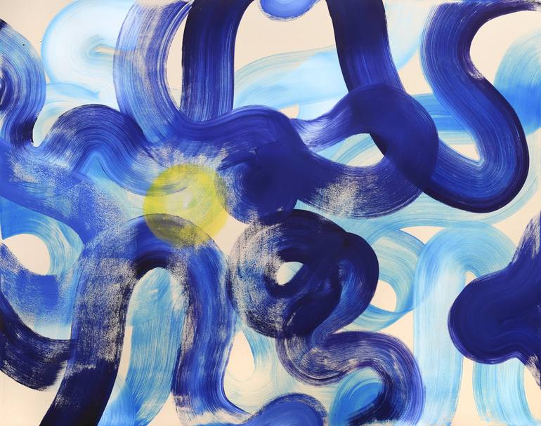 Print of Abstract Expressionism Abstract Paintings by Yeachin Tsai