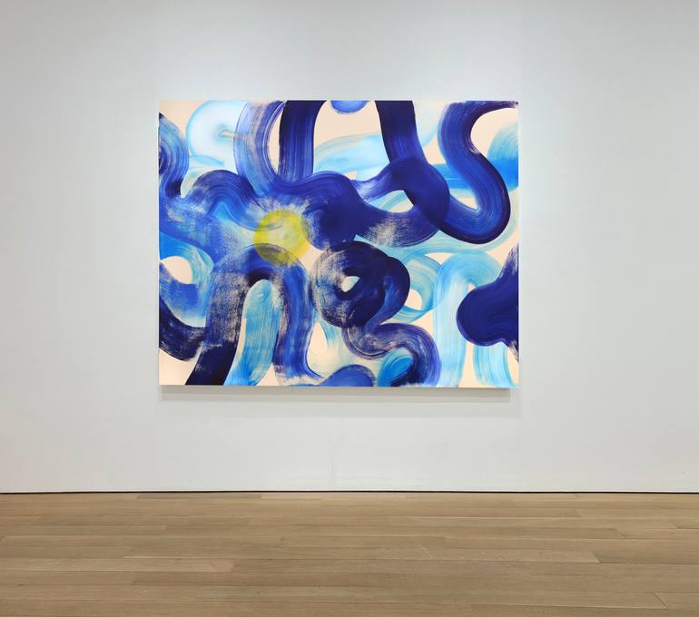 Original Abstract Expressionism Abstract Painting by Yeachin Tsai