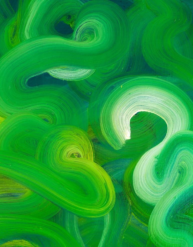 Original Abstract Expressionism Abstract Painting by Yeachin Tsai