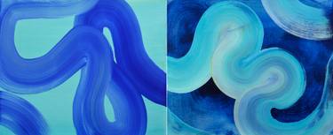 Original Abstract Expressionism Abstract Paintings by Yeachin Tsai