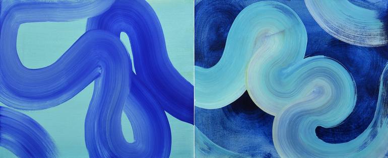 Print of Abstract Expressionism Abstract Paintings by Yeachin Tsai