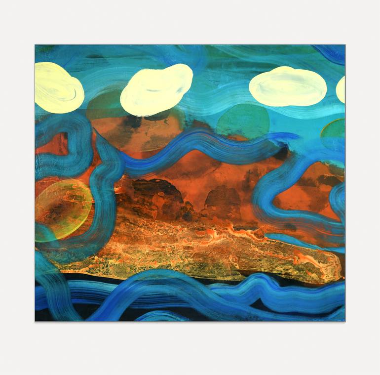 Original Abstract Expressionism Abstract Painting by Yeachin Tsai