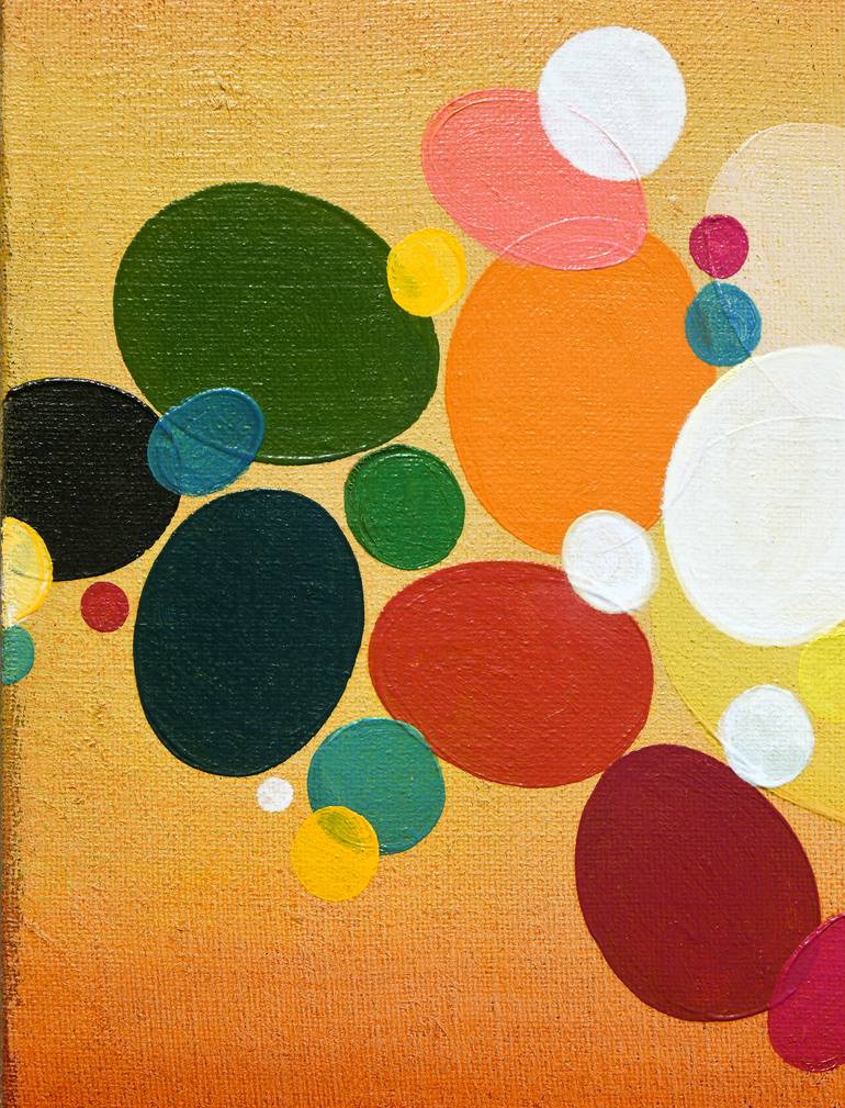 Original Abstract Expressionism Abstract Painting by Yeachin Tsai