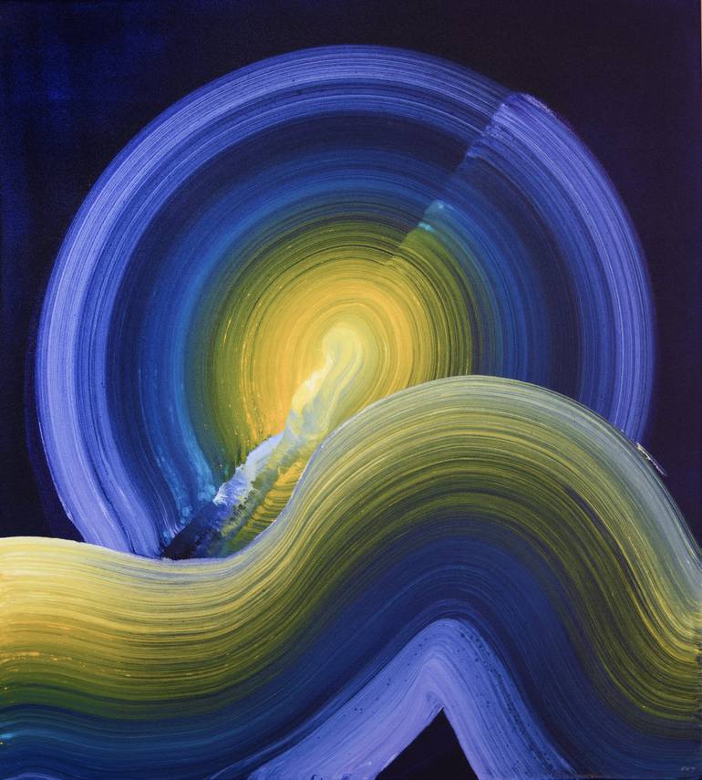 Print of Abstract Expressionism Abstract Paintings by Yeachin Tsai