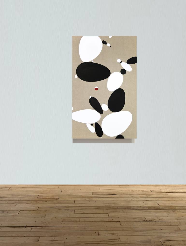 Original Abstract Expressionism Abstract Painting by Yeachin Tsai