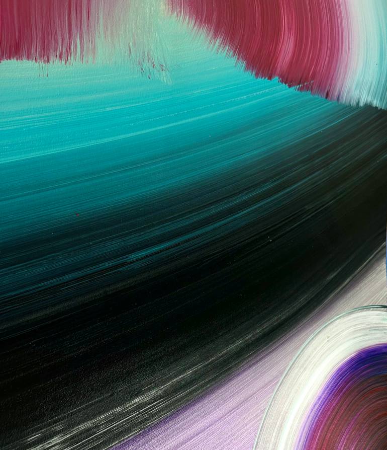 Original Abstract Expressionism Abstract Painting by Yeachin Tsai