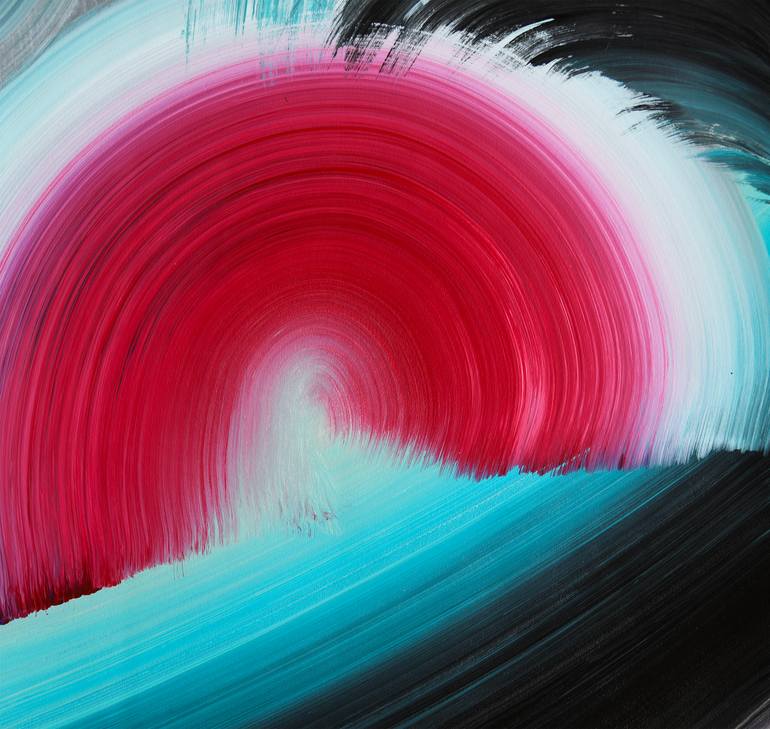 Original Abstract Expressionism Abstract Painting by Yeachin Tsai