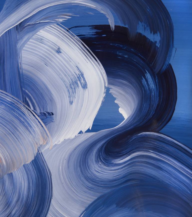 Original Abstract Expressionism Abstract Painting by Yeachin Tsai