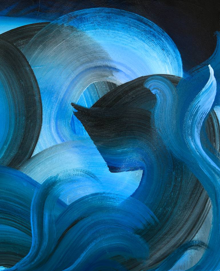 Original Abstract Expressionism Abstract Painting by Yeachin Tsai