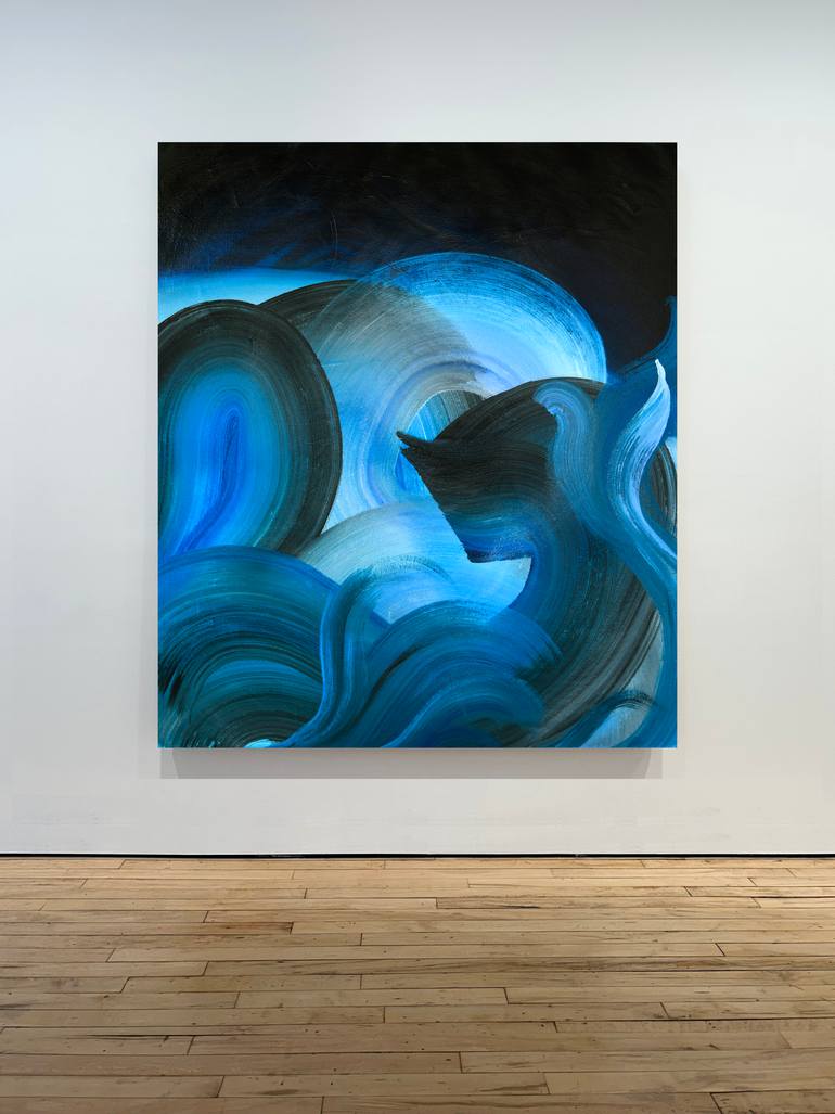 Original Abstract Expressionism Abstract Painting by Yeachin Tsai