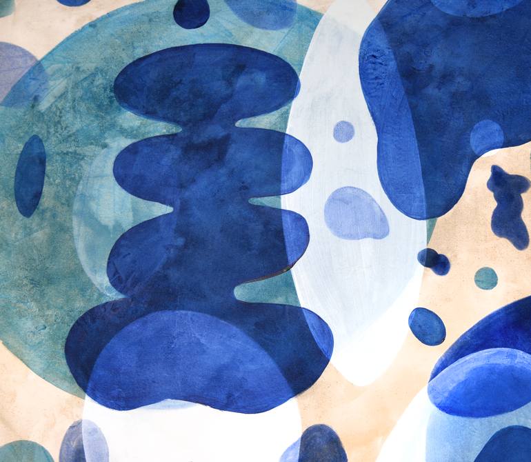 Original Abstract Expressionism Abstract Painting by Yeachin Tsai