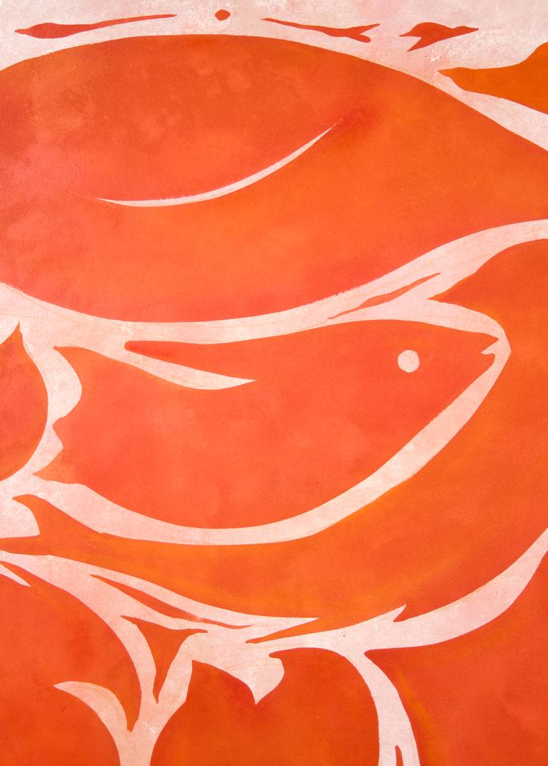 Original Abstract Expressionism Abstract Painting by Yeachin Tsai