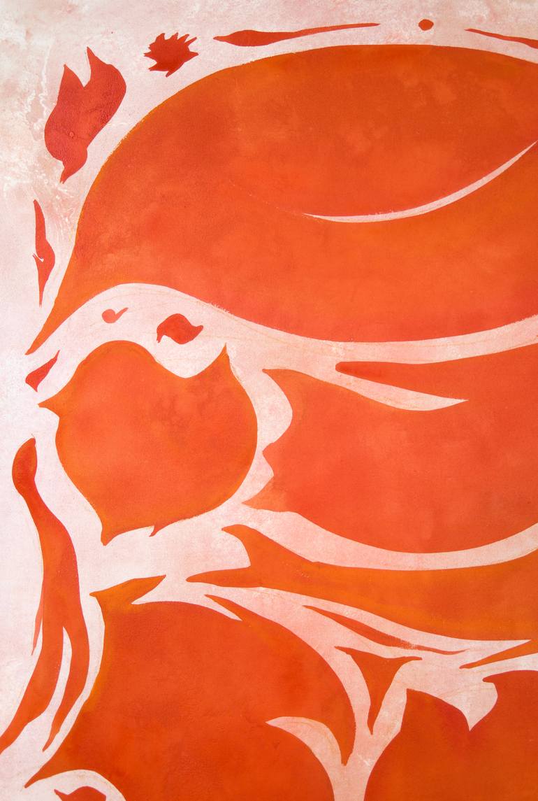 Original Abstract Expressionism Abstract Painting by Yeachin Tsai