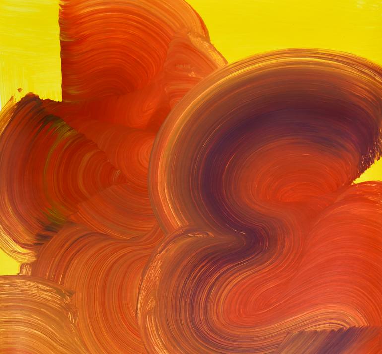 Original Abstract Expressionism Abstract Painting by Yeachin Tsai