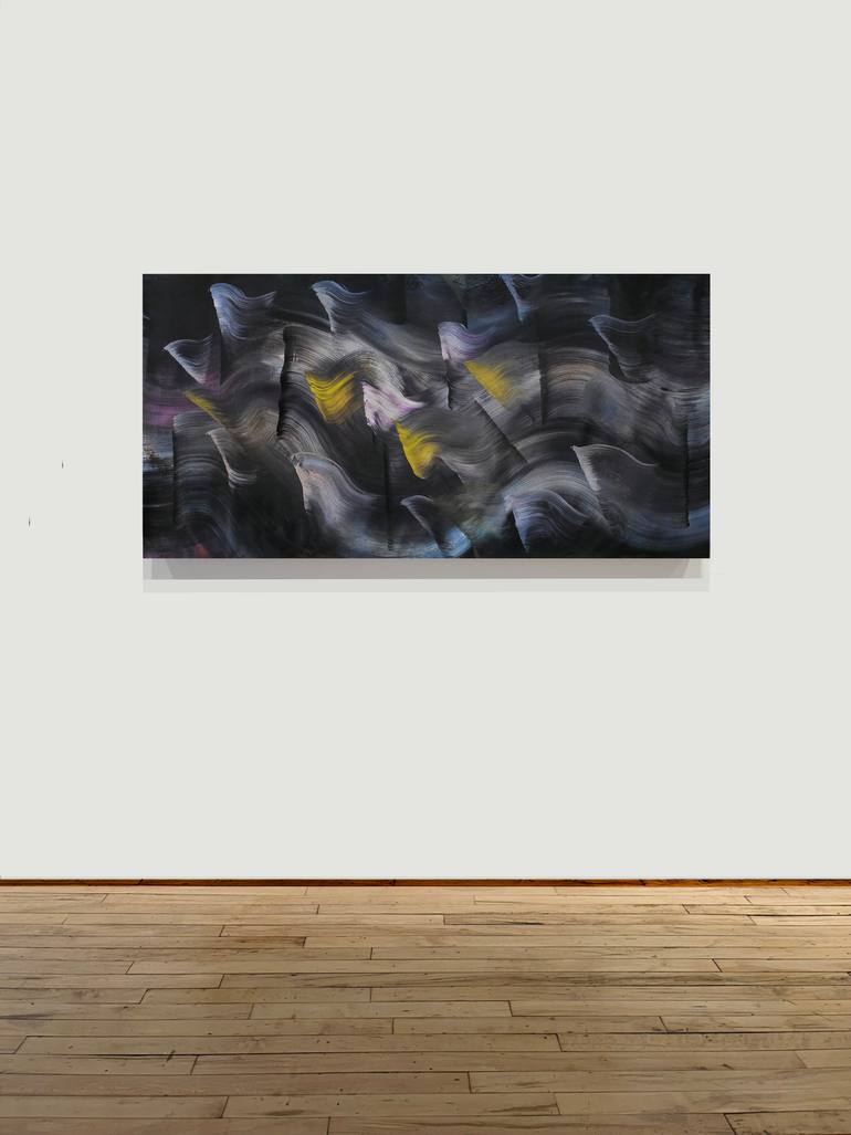 Original Abstract Expressionism Abstract Painting by Yeachin Tsai