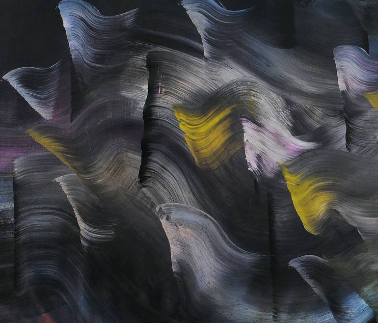 Original Abstract Expressionism Abstract Painting by Yeachin Tsai