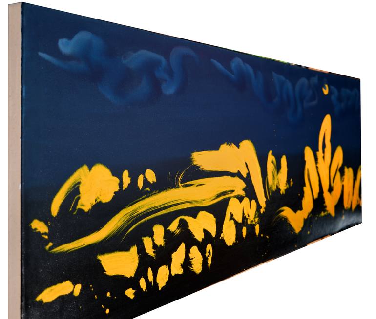 Original Abstract Expressionism Abstract Painting by Yeachin Tsai