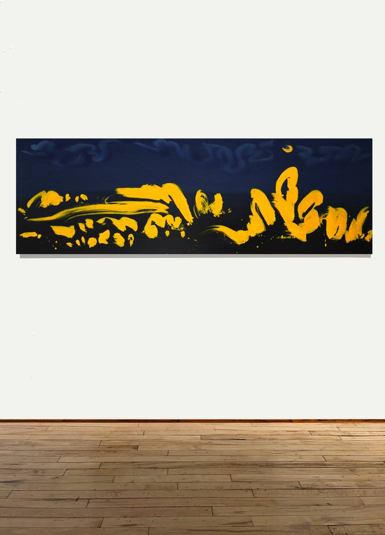 Original Abstract Expressionism Abstract Painting by Yeachin Tsai