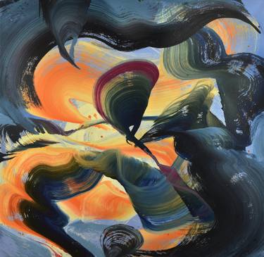 Original Abstract Expressionism Abstract Paintings by Yeachin Tsai