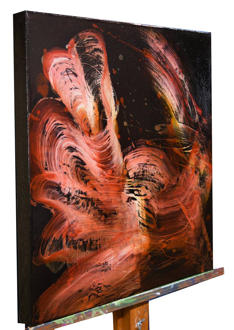 Original Abstract Expressionism Abstract Painting by Yeachin Tsai