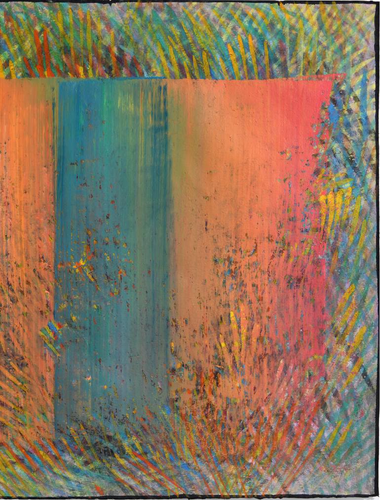 Original Abstract Expressionism Abstract Painting by Yeachin Tsai