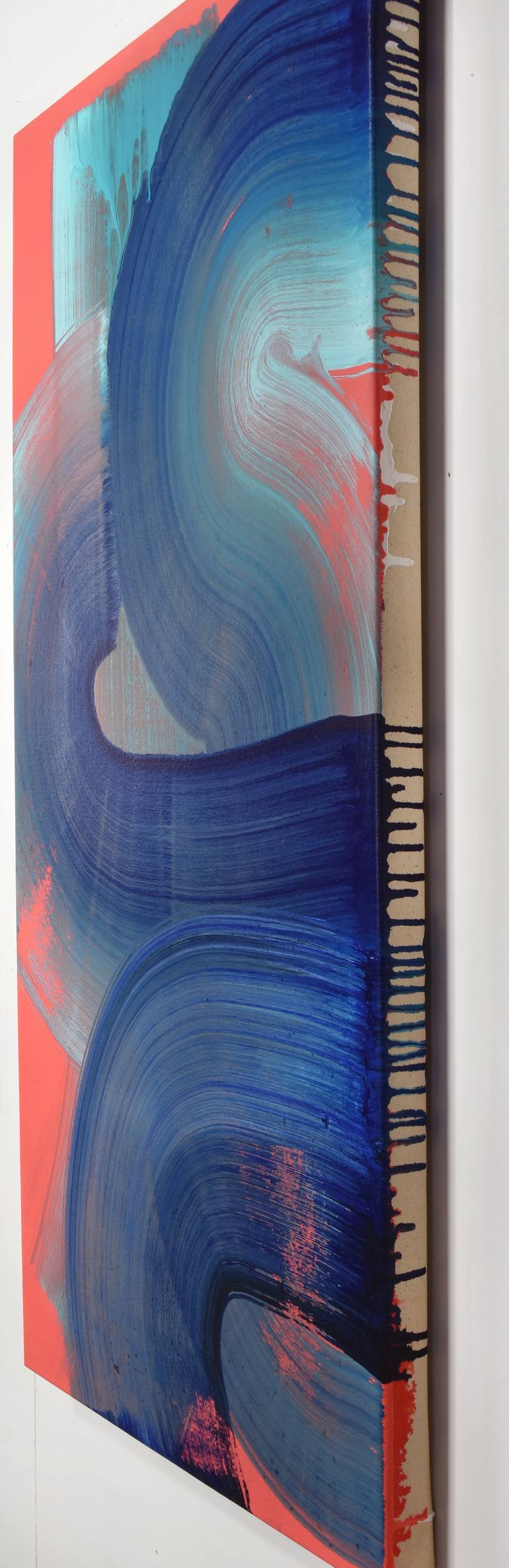 Original Abstract Expressionism Abstract Painting by Yeachin Tsai