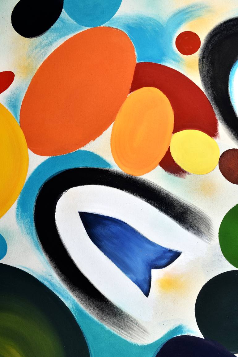 Original Abstract Expressionism Abstract Painting by Yeachin Tsai