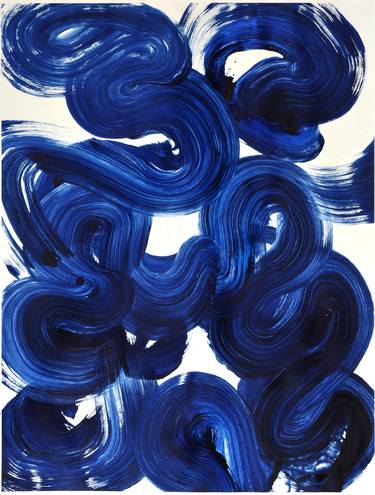 Saatchi Art Artist Yeachin Tsai; Painting, “Midnight Blue” #art