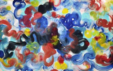 Print of Abstract Expressionism Abstract Paintings by Yeachin Tsai