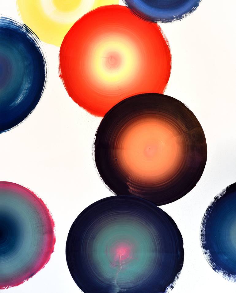 Print of Abstract Expressionism Abstract Paintings by Yeachin Tsai
