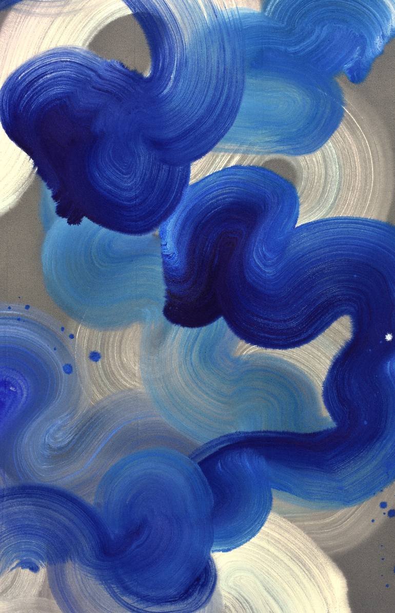 Original Abstract Expressionism Abstract Painting by Yeachin Tsai