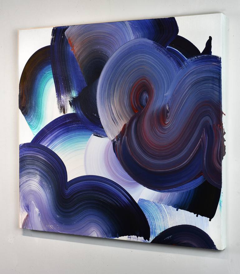 Original Abstract Expressionism Abstract Painting by Yeachin Tsai